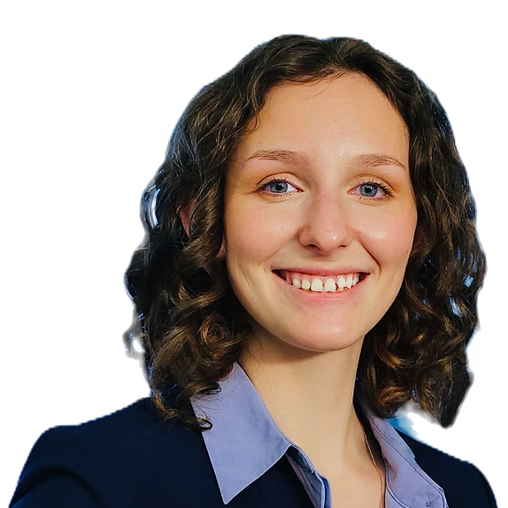 Chaya smiling at the camera